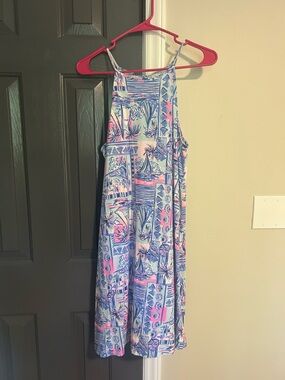 Lilly Pulitzer Margot Swing Whisper Blue Yeah Bouy Dress